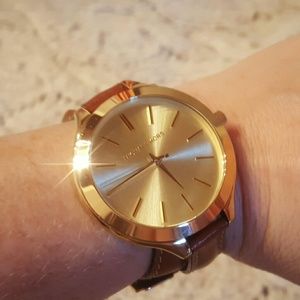 **SOLD** Michael Kors leather wrap bracelet